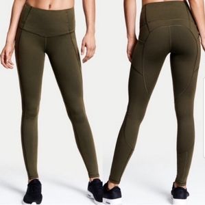VS army green Knockout pocket leggings tights